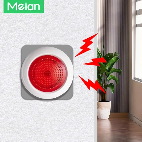 Meian Zigbee Smart Siren Alarm 110V 220V Sirene Alar...
