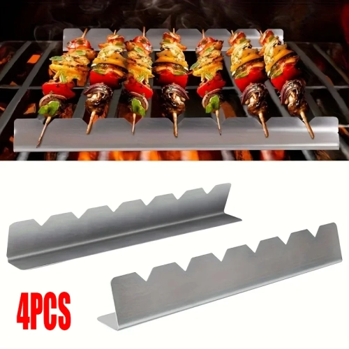 2pcs Kebab Rack Kebab Stands Skewer Holders Universa...