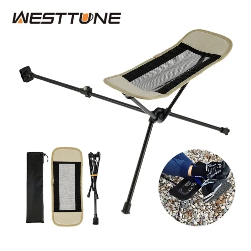WESTTUNE Universal Camping Chair Foot Rest Folding A...