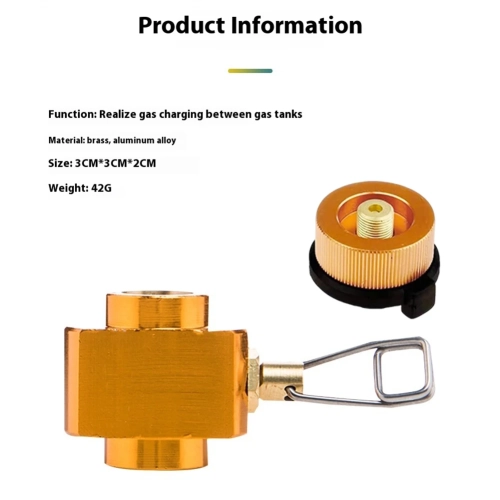 Refill Flat Tank Conversion Adapter Portable Gas Can...