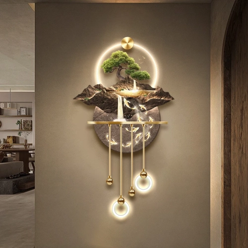 Entrance Decoration Pendant Lamps Luxury Abstract Pl...
