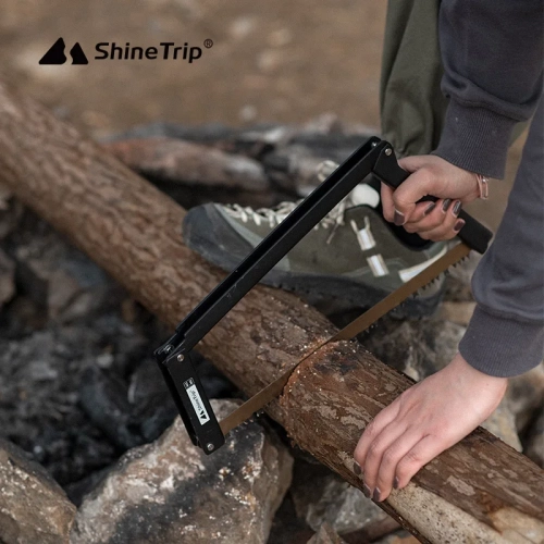 Shine Trip Outdoor Folding Saw Aluminum Alloy Campin...