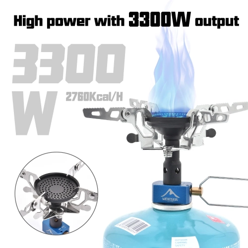 Outdoor Camping Gas Burner Outdoor Stove 3300W Campi...