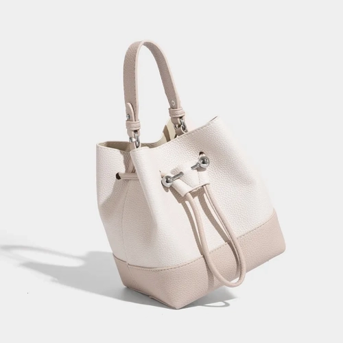 Niche Design Retro Designer Bag Drawstring Bucket Ba...