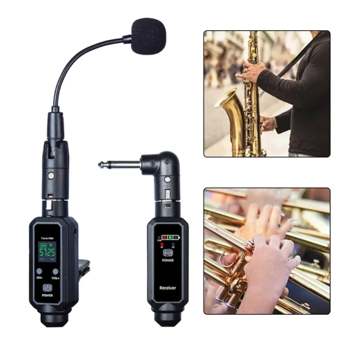 Wireless UHF Saxophone Microphone System Wireless UH...