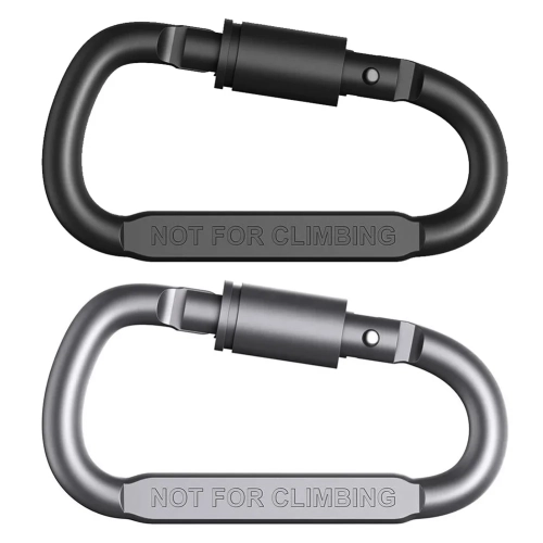 Carabiner Set 2Pcs Camping Survival Daily Keychain K...