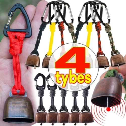 Camping Bear Protection Bell Accessory with Mute Fun...