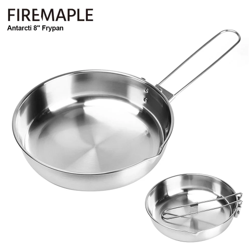 Fire Maple 304 Stainless Steel Foldable Frying Pan w...