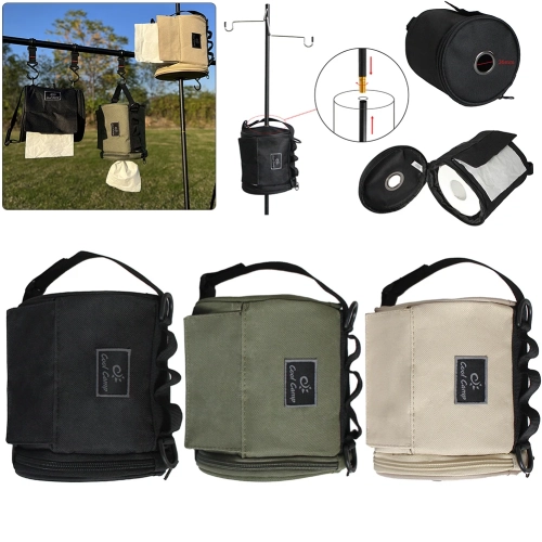 Portable Outdoor Camping Tissue Case with Hook Hangi...