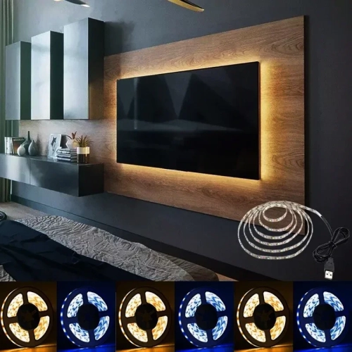 DC 5V USB LED Strips Light 2835 Warm White Led Strip...