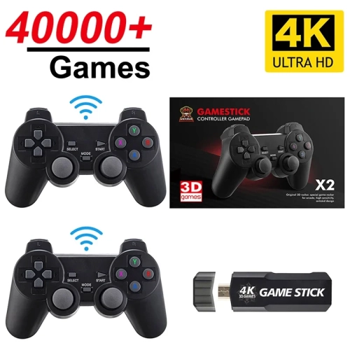 Wireless Controller GD10 4K HD 128G 40000 Retro Game...