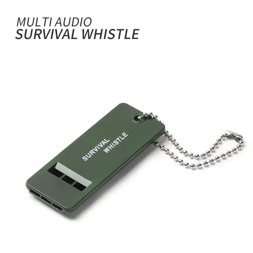 Portable Outdoor High Decibel Survival Whistle Multi...