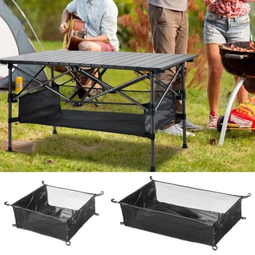 Under Table Storage Camping Storage Basket For Outdo...