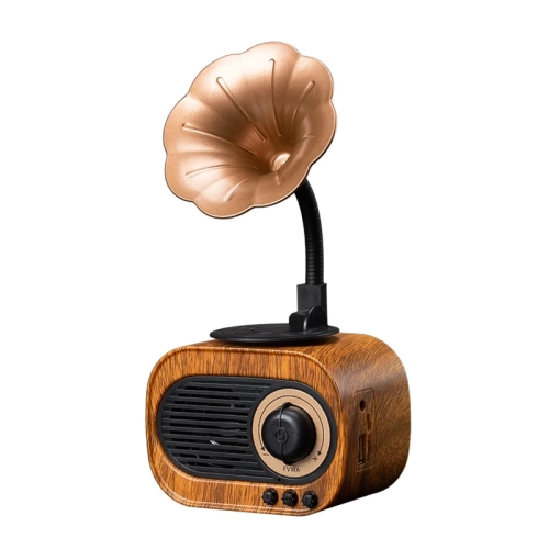 Bluetooth Speaker Retro Wood Portable Box Wireless M...