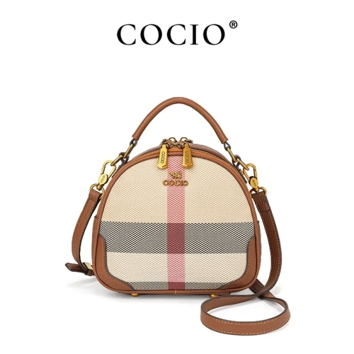 COCIO designer Shoulder Bags New plaid handbag for w...