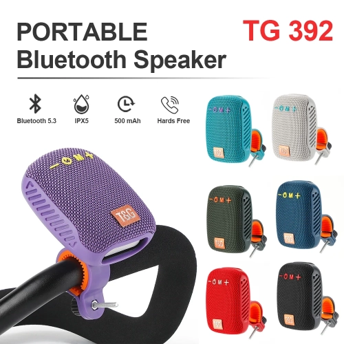 Outdoor Bicycle TG392 Portable Bluetooth Speaker TWS...