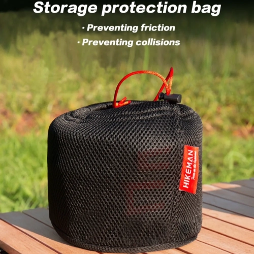 Mesh Fabric Set Pot Storage Bag Ultra Light Breathab...