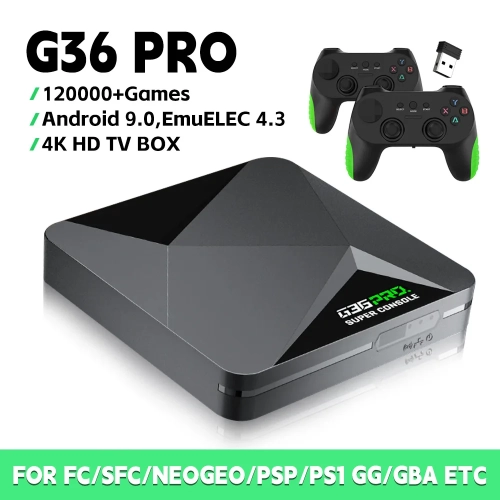 New G36 PRO TV Game Box, 4K Dual OS Wireless Streami...