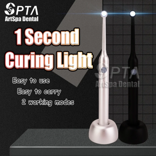 Dental 1 Second LED Curing Light Lamp Black /Silver ...