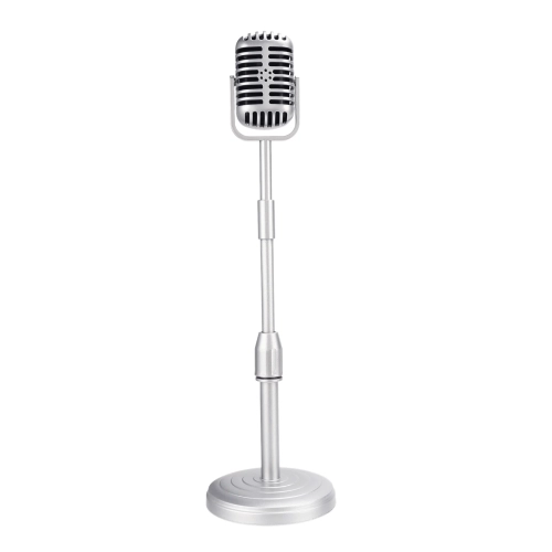 Vintage Desktop Microphone Prop Model with Adjustabl...