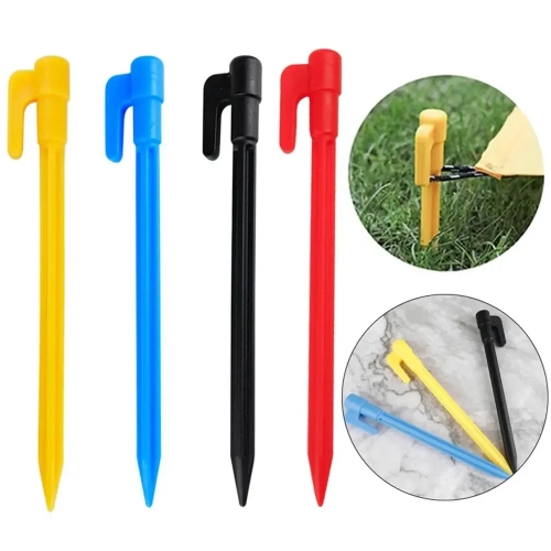 5/10pcs 14.5cm Tent pegs Plastic Tent Stake 5 Colors...