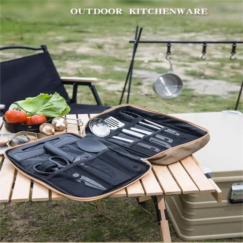 Outdoor Camping Kitchenware 8-Piece Set Comes with A...