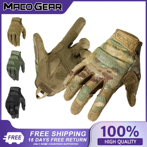 Camo Working Gloves Touch Screen Outdoor Sport Worki...