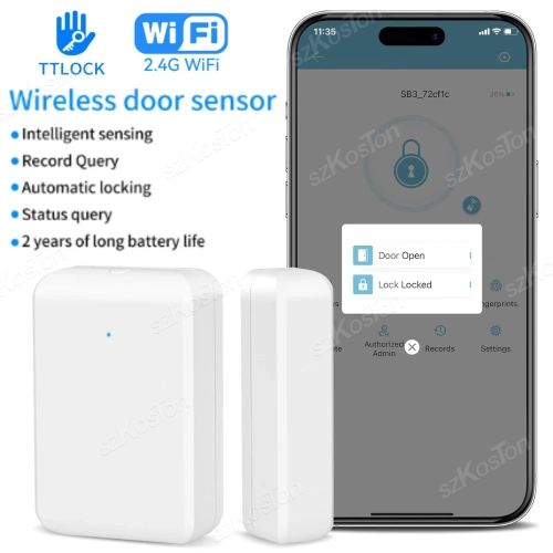 TTLOCK DS2 Wireless Door Sensor Door Contact Detecti...