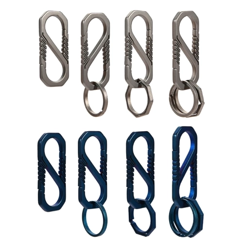 Durable for Titanium Alloy Keychain Car for Key Hold...