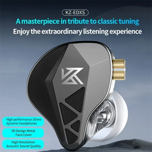 KZ EDXS HIFI Bass Earbuds in Ear Monitor Earphones H...