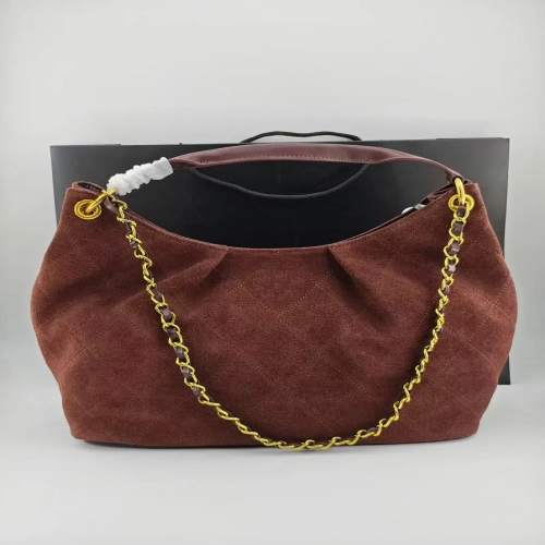 chamois hobo Bucket Bag Top handmade quality handbag...