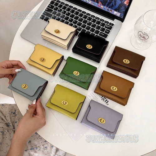New Dopamine Style Womens Card Holder Wallet Short F...
