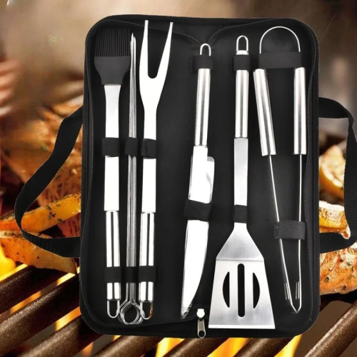 Stainless steel oven set barbecue combination tool o...