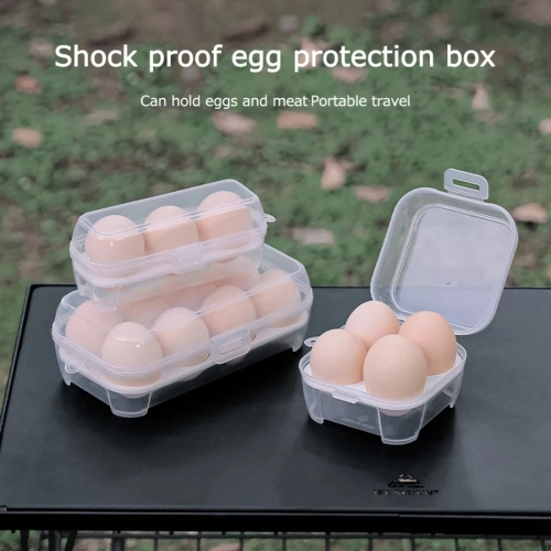 Portable Eggs Box Case Shockproof Egg Holder Kitchen...