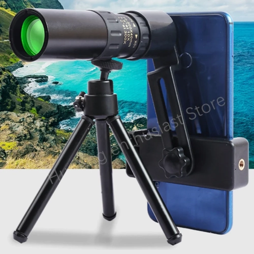 Professional monocular telescope with high-definitio...