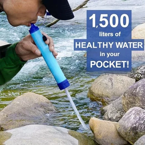 1500L Outdoor Personal Water Filter Portable Water P...