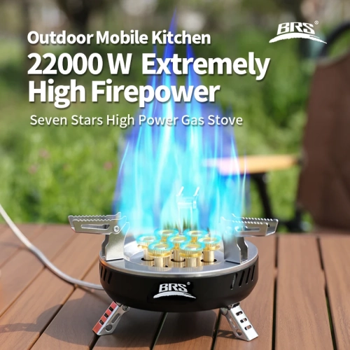 BRS 3/7-Core Camping Gas Stove High Power Portable T...
