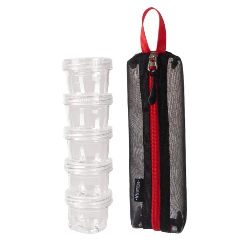 Portable Camping Spice Kit Spice Container Bag with ...