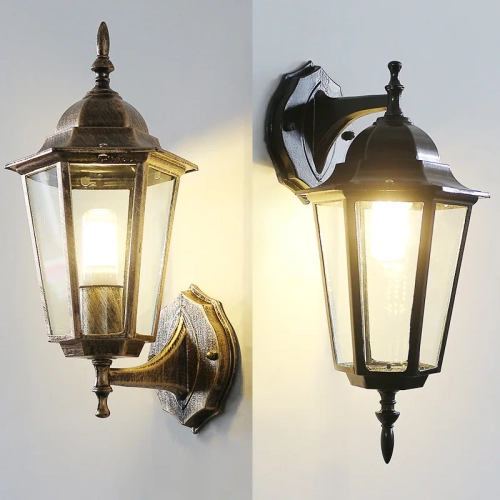 Europe Style Retro E27 Wall Lamp Courtyard Garden Ou...
