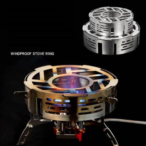 Camping Gas Cassette Stove Wind Ring Stove Rack Wind...