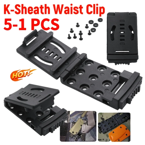 5-1PC Multi-functional K-Sheath Belt Clip Belt Scabb...