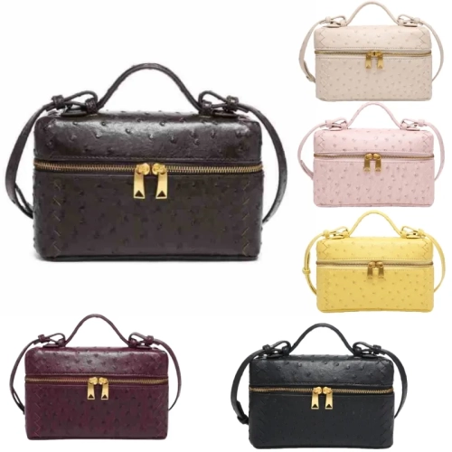 Vanity bag 2025 Designer bag Genuine Leather Shoulde...