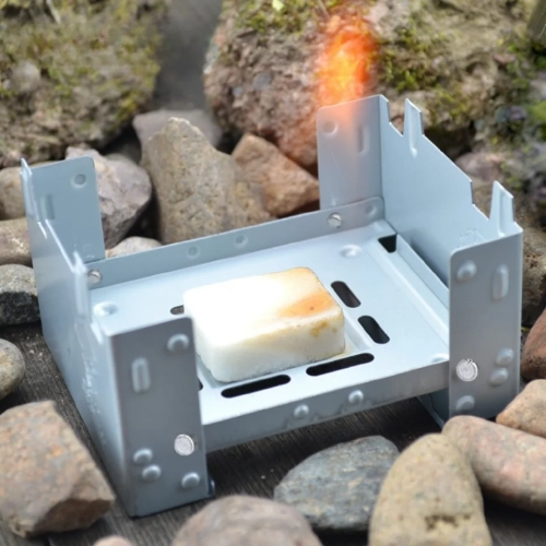 Portable Solid Alcohol Fuel Camping Stove Ultralight...