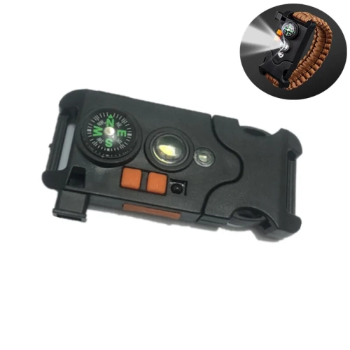 Outdoor Survival Paracord Bracelet Buckle LED Laser ...