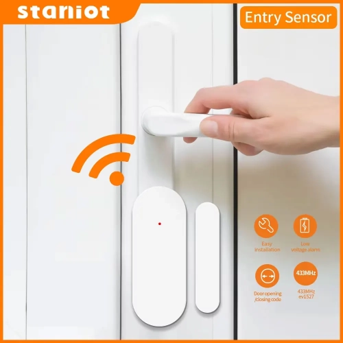 Staniot DS100 Tuya 433mhz Alarm Accessories Smart Re...