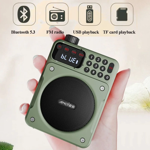 Mini Digital FM Radio HD Display 76-108mhz Radios Wi...