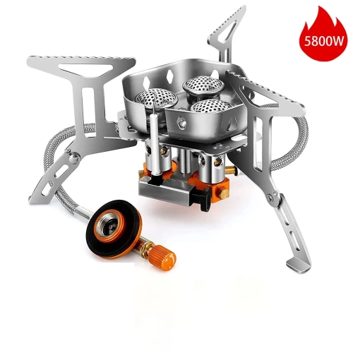 Outdoor Portable Three Head Stove Camping Windproof ...
