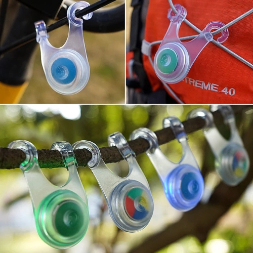 10pcs Waterproof LED Tent String Rope Guard Hanging ...
