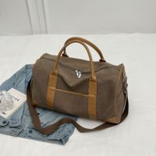 2025 Large Capacity Vintage Canvas Duffel Bag, Trave...