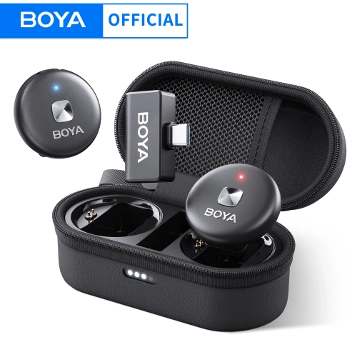 BOYA Omic D/U Wireless Lavalier Lapel Microphone for...